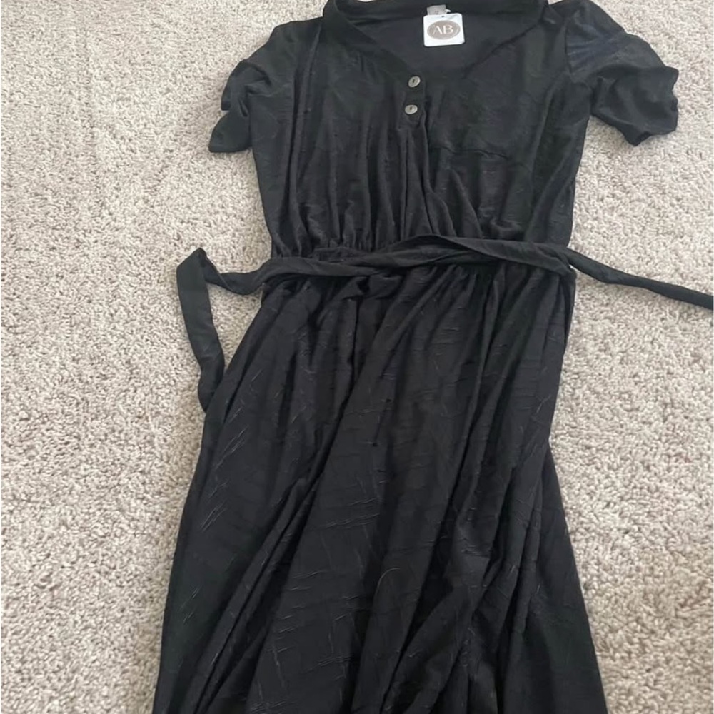 Elegant Black Maxi Dress
